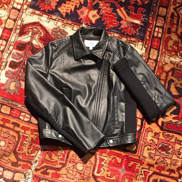 JACK BB Dakota cropped vegan leather jacket - Picture 3 of 8